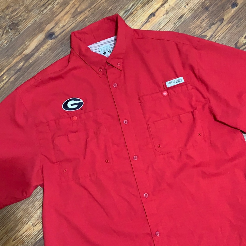 Red Columbia Shirt